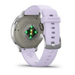 Умные часы Garmin Venu 4 41mm Silver with Periwinkle Silicone Band (010-03013-01)