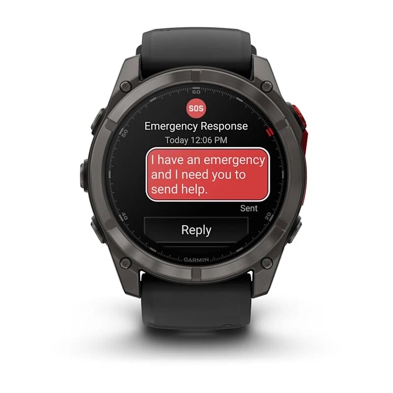 Умные часы Garmin Fenix 8 Pro 51mm MicroLED Sapphire Carbon Gray DLC Titanium with Black/Pebble Gray Silicone Band (010-03380-00)