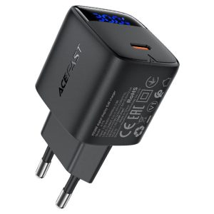 Сетевое зарядное устройство ACEFAST A115 30W GaN USB-C Черный