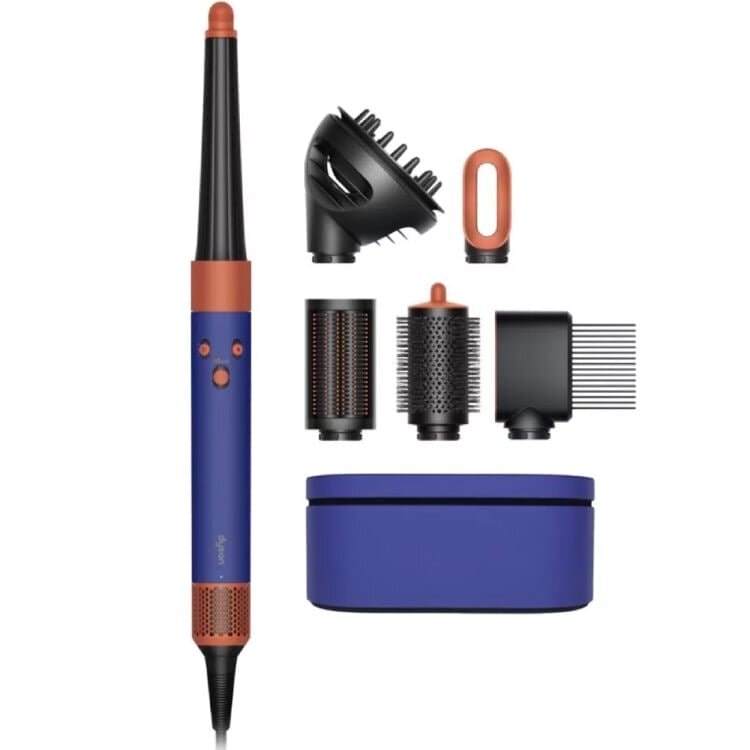 Стайлер Dyson Airwrap ID HS08 Curly+Coily Diffuse Vinca Blue/Topaz Orange (Вилка EU)