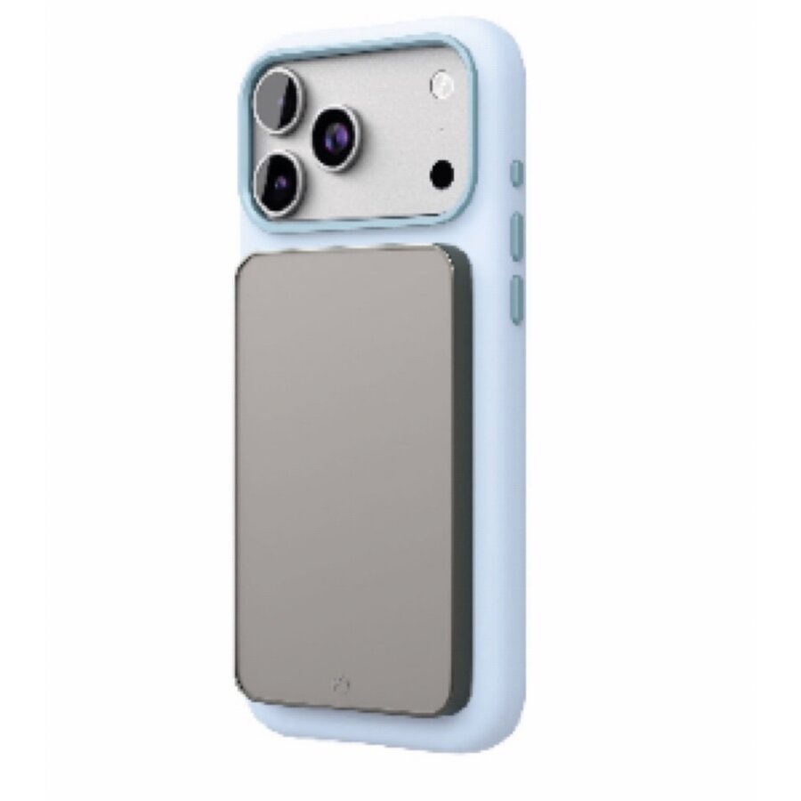 Чехол защитный VLP Aster Pro Case MagSafe для iPhone 17 Pro Голубой