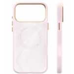 Чехол защитный VLP Aster Pro Case MagSafe для iPhone 17 Pro Max Розовый