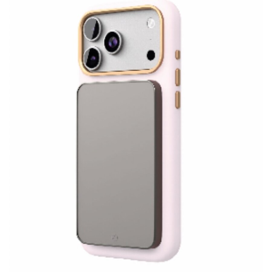 Чехол защитный VLP Aster Pro Case MagSafe для iPhone 17 Pro Max Розовый