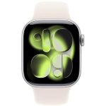 Умные часы Apple Watch Series 11 42mm Silver Aluminum Case with Light Blush Sport Band (S/M)