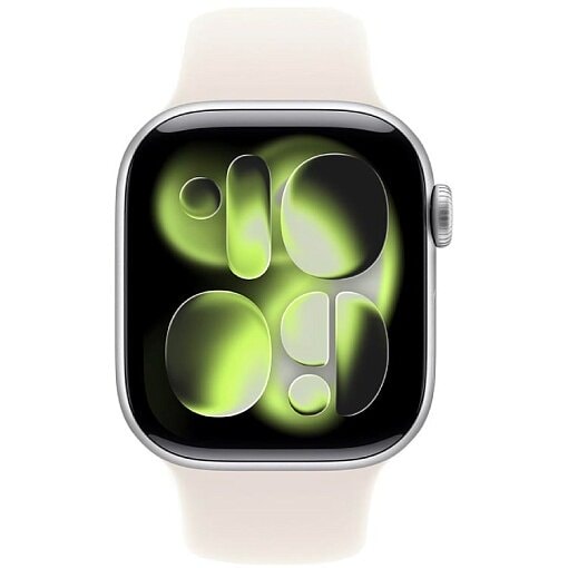 Умные часы Apple Watch Series 11 42mm Silver Aluminum Case with Light Blush Sport Band (M/L)