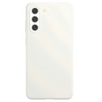 Чехол защитный VLP Liquid Silicone Case Soft Touch для Samsung Galaxy S21 FE Белый