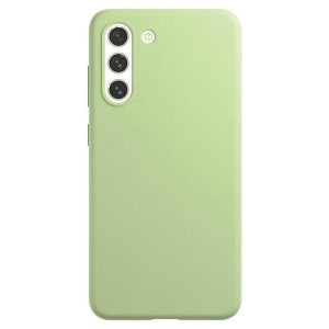 Чехол защитный VLP Liquid Silicone Case Soft Touch для Samsung Galaxy S21 FE Светло-зеленый