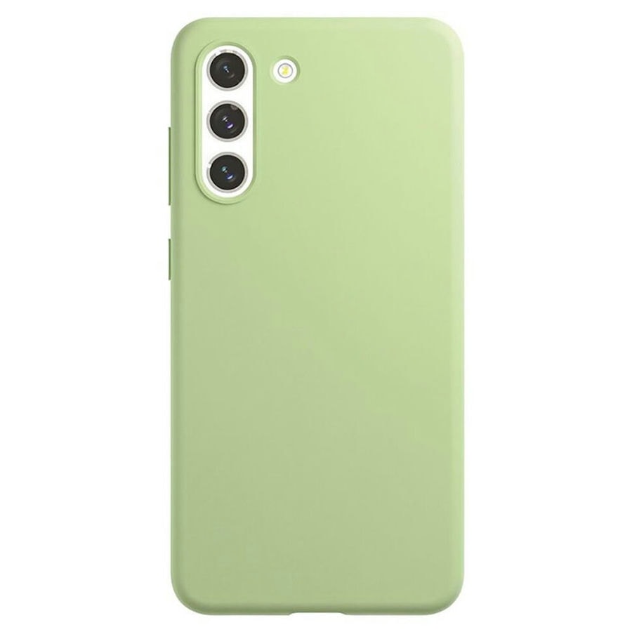 Чехол защитный VLP Liquid Silicone Case Soft Touch для Samsung Galaxy S21 FE Светло-зеленый