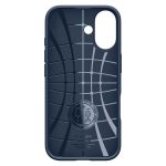 Чехол защитный Spigen Liquid Air для iPhone 17 Синий (Metal Slate)