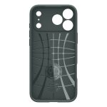 Чехол защитный Spigen Liquid Air для iPhone 17 Pro Зеленый (Abyss Green)