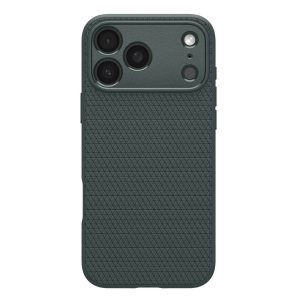 Чехол защитный Spigen Liquid Air для iPhone 17 Pro Зеленый (Abyss Green)