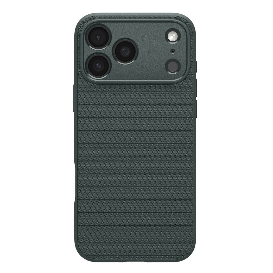 Чехол защитный Spigen Liquid Air для iPhone 17 Pro Зеленый (Abyss Green)