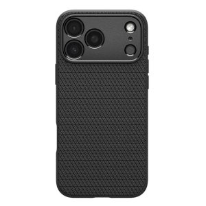 Чехол защитный Spigen Liquid Air для iPhone 17 Pro Черный (Black)