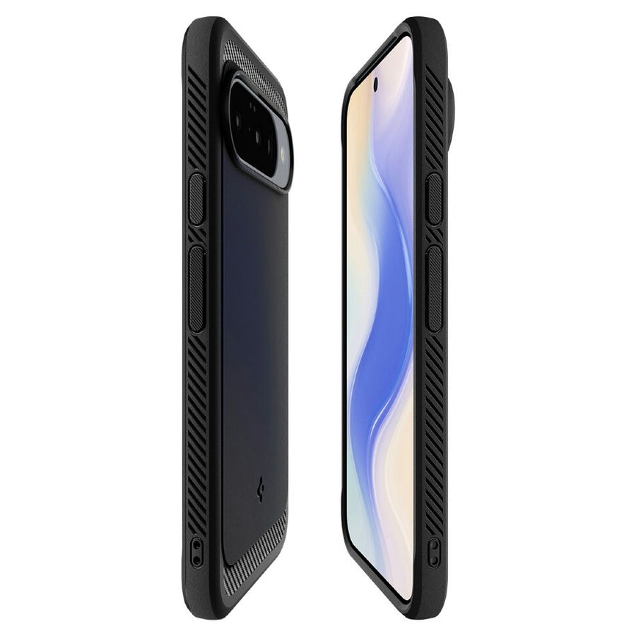 Чехол защитный Spigen Rugged Armor для Google Pixel 10/10 Pro Черный (Black)