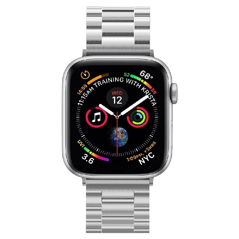 Ремешок Spigen Modern Fit Band для Apple Watch 42/45/46/49mm Серебристый