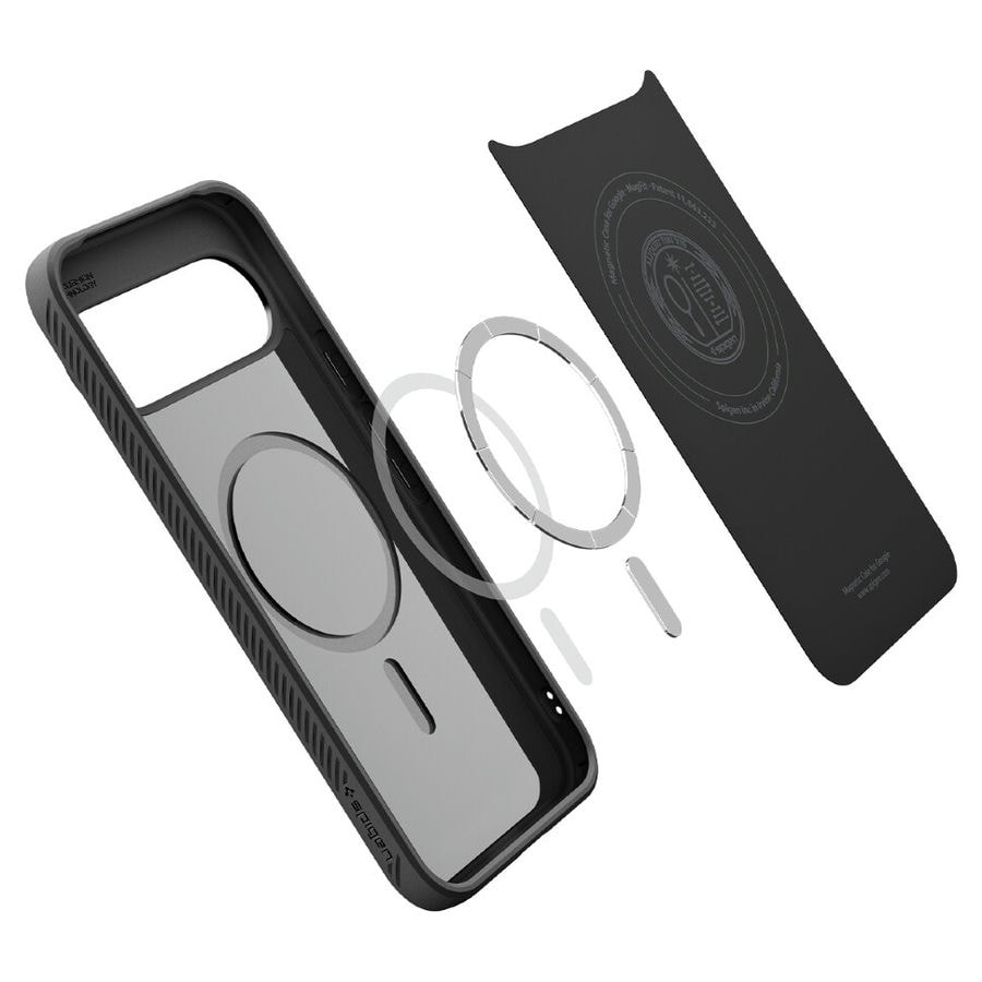 Чехол защитный Spigen Liquid Air MagFit для Google Pixel 10/10 Pro Черный (Black)