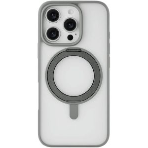 Чехол защитный uBear Clip 360 Mag Case для iPhone 16 Pro Max Серый