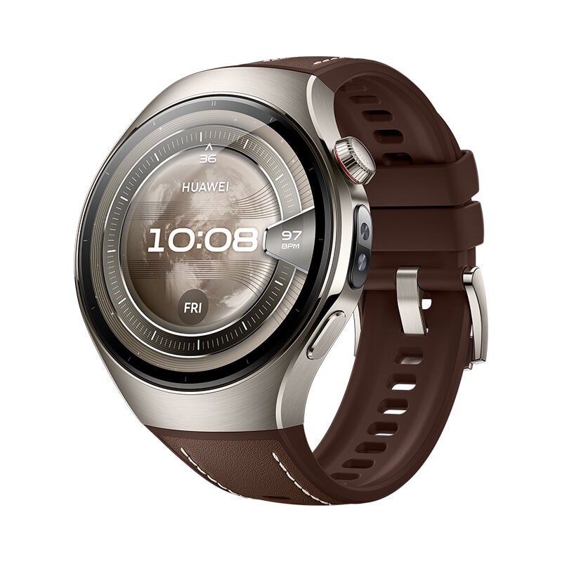 Умные часы HUAWEI Watch 5 46mm Коричный (Dark Brown)