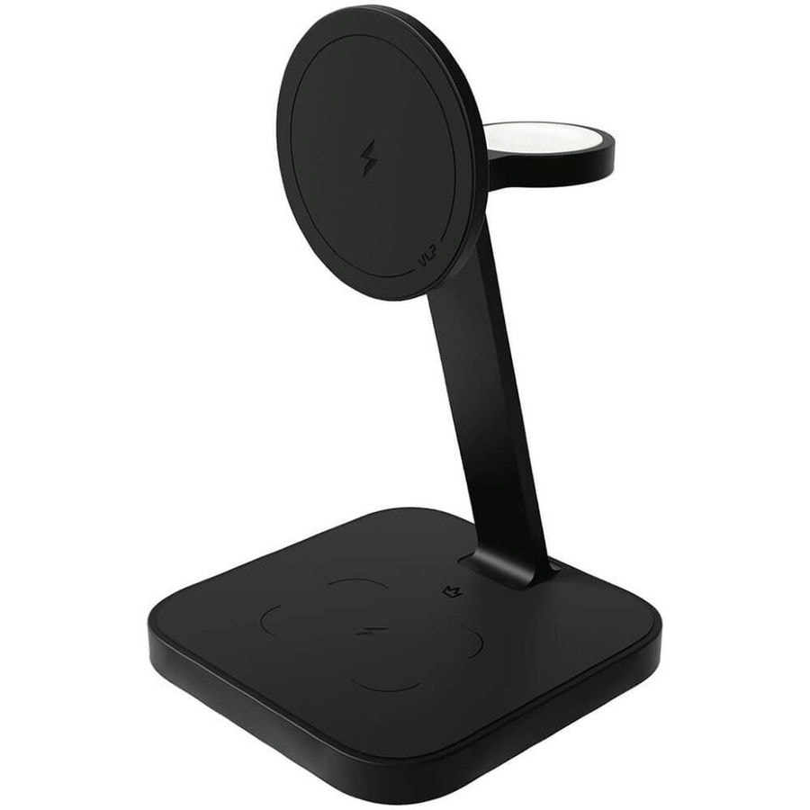 Беспроводное зарядное устройство VLP Unity Power 3 в 1 для Apple Черный титан