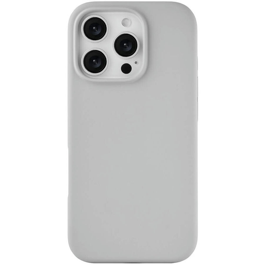 Чехол защитный uBear Touch Mag Case для iPhone 16 Pro Светло-серый