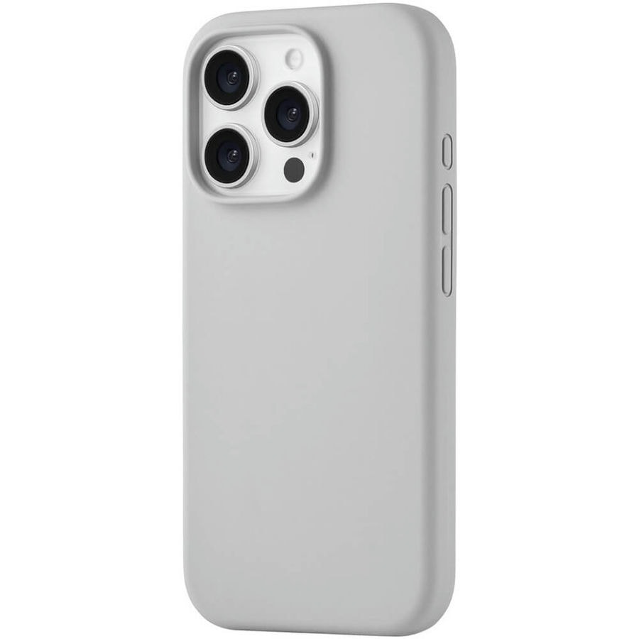 Чехол защитный uBear Touch Mag Case для iPhone 16 Pro Светло-серый