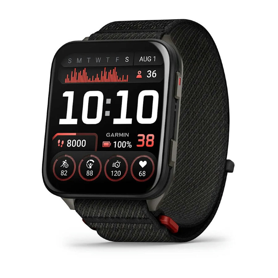 Умные часы Garmin Venu X1 Black with Slate Titanium Caseback and Black ComfortFit Nylon Band (010-02980-00)