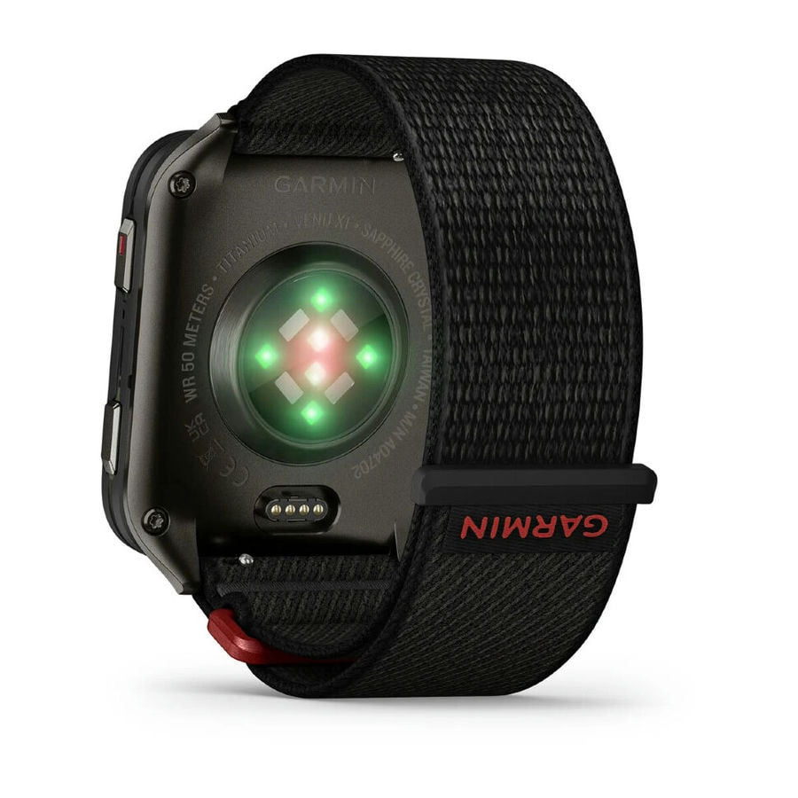 Умные часы Garmin Venu X1 Black with Slate Titanium Caseback and Black ComfortFit Nylon Band (010-02980-00)