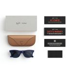 Умные очки Ray-Ban Wayfarer (Gen 2) Shiny Cosmic Blue Clear/Sapphire Transitions (M)
