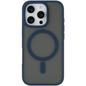 Чехол защитный uBear Cloud Mag Case для iPhone 16 Pro Темно-синий