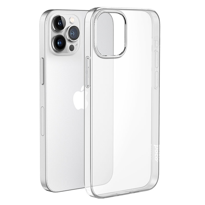 Чехол силиконовый HOCO для iPhone 15 Pro Max Прозрачный