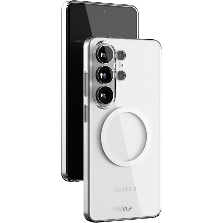 Чехол защитный VLP Puro Case с MagSafe для Samsung Galaxy S26 Ultra Прозрачный