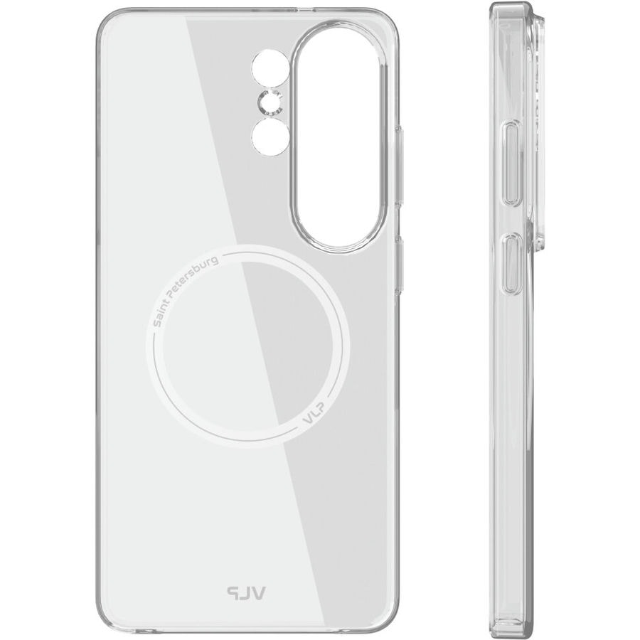Чехол защитный VLP Puro Case с MagSafe для Samsung Galaxy S26 Ultra Прозрачный