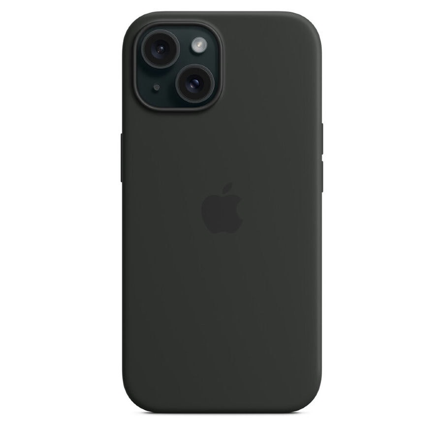 Чехол защитный Apple Silicone Case с MagSafe для iPhone 15 Plus Black