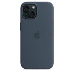 Чехол защитный Apple Silicone Case с MagSafe для iPhone 15 Plus Storm Blue