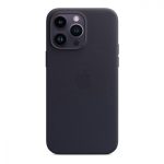 Чехол защитный Apple Leather Case MagSafe для iPhone 14 Pro Ink