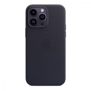 Чехол защитный Apple Leather Case MagSafe для iPhone 14 Pro Ink
