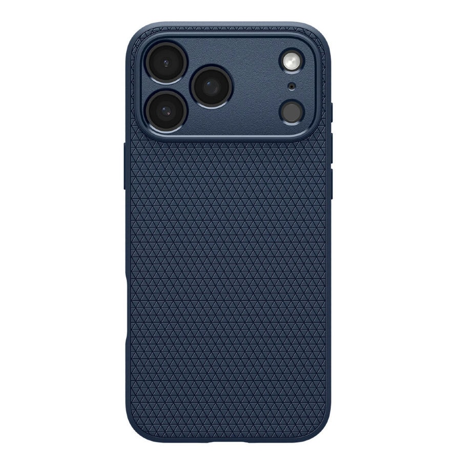 Чехол защитный Spigen Liquid Air для iPhone 17 Pro Max Синий (Navy Blue)