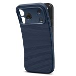 Чехол защитный Spigen Liquid Air для iPhone 17 Pro Max Синий (Navy Blue)