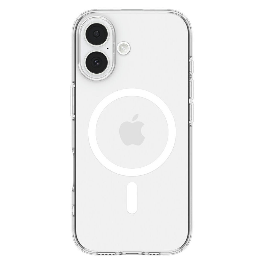 Чехол защитный Spigen Liquid Crystal MagSafe для iPhone 17 Прозрачный (Clear White)