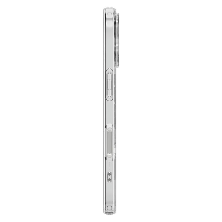 Чехол защитный Spigen Liquid Crystal MagSafe для iPhone 17 Прозрачный (Clear White)