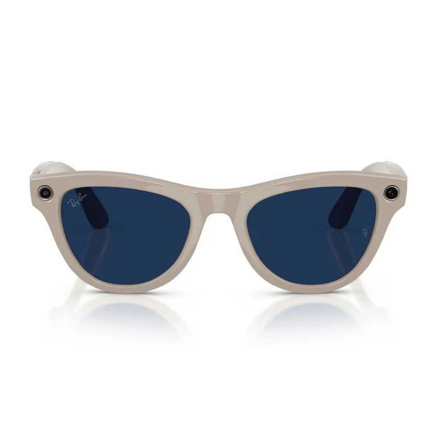 Умные очки Ray-Ban Skyler (Gen 2) Shiny Chalky Grey/Clear Sapphire Transitions (RW4014)