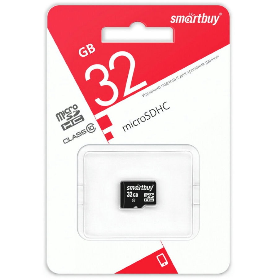 Карта памяти SmartBuy Micro SD 32GB Class 10