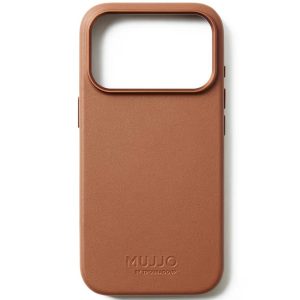 Чехол защитный Mujjo Leather для iPhone 17 Pro Коричневый (Tan)