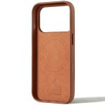 Чехол защитный Mujjo Leather для iPhone 17 Pro Коричневый (Tan)