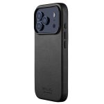 Чехол защитный Mujjo Leather для iPhone 17 Pro Черный (Black)