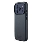 Чехол защитный Mujjo Leather для iPhone 17 Pro Серый (Basalt)