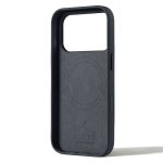Чехол защитный Mujjo Leather для iPhone 17 Pro Серый (Basalt)