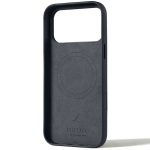 Чехол защитный Mujjo Leather для iPhone 17 Pro Max Серый (Basalt)