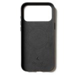 Чехол защитный Mujjo Leather для iPhone 17 Pro Max Черный (Black)