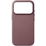 Чехол защитный Mujjo Leather для iPhone 17 Pro Красный (Bronze Red)